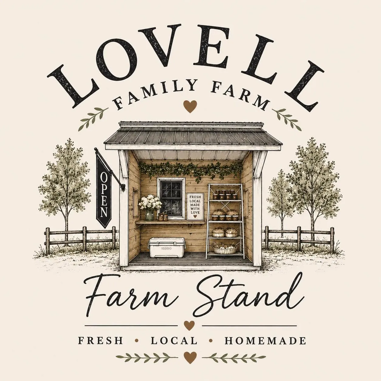 Lovell Family Farm logo